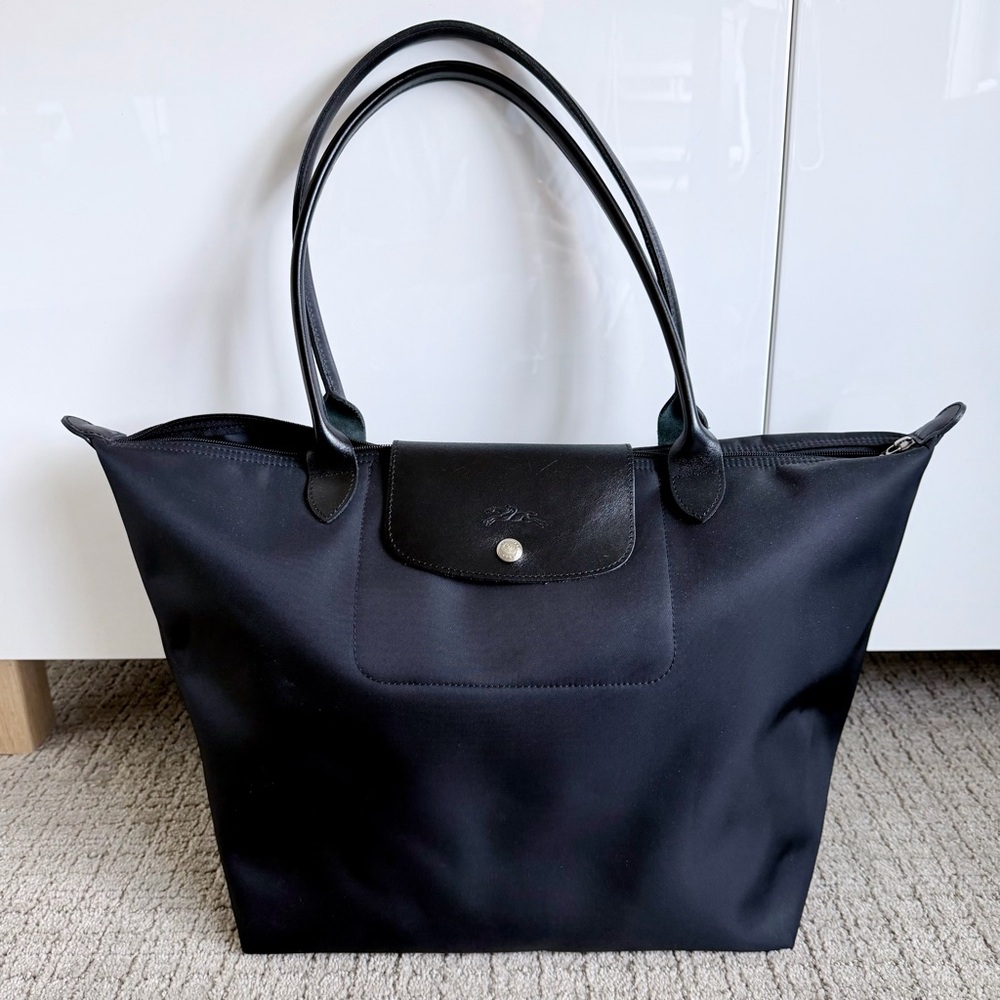 Longchamp Black Tote Bag